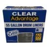 Jadcore Drum Liners, Clear, 60 Count, DL55C-DP, 55 Gallon -Deals Home Goods Store sftp a s assets20200220000000024