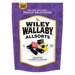 Wiley Wallaby Allsorts Licorice, 121123, 8 OZ
