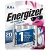 Energizer Ultimate Lithium Battery, 4-Pack, L91SBP-4, AA