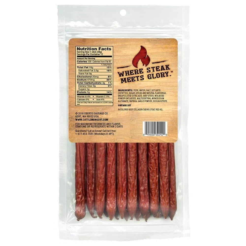 Cattleman's Cut Cattlemans Spicy Sticks, 53447, 12 OZ 4 Cattleman's Cut Cattlemans Spicy Sticks, 53447, 12 OZ - Image 2