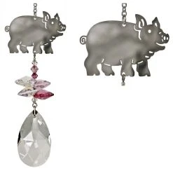 Woodstock Chimes Crystal Fantasy - Pig, CFPI