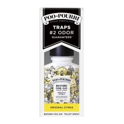Poo-Pourri Original Citrus Boxed Toilet Spray, SET-2OZ-PP-V1, White / Black