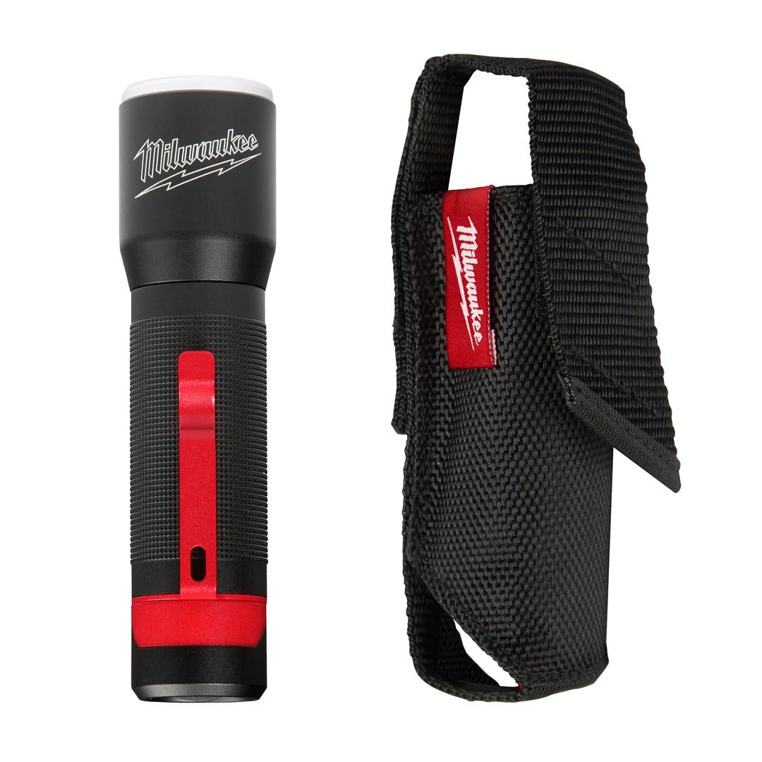 Milwaukee Tool 325-Lumen LED Focusing Flashlight With Holster, 2107S 3 Milwaukee Tool 325-Lumen LED Focusing Flashlight With Holster, 2107S