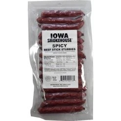 Iowa Smokehouse Beef Stick Stubbies Spicy, IS-8BSTS, 8 OZ
