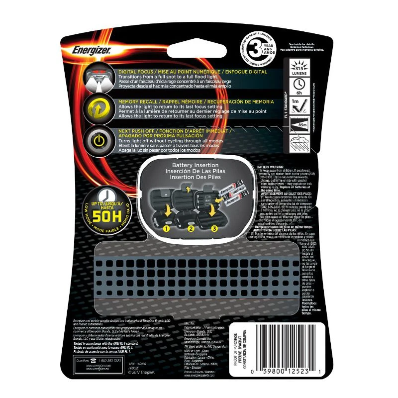 Energizer Vision Hd Plus Focus Led Headlight, HDD32E 4 Energizer Vision Hd Plus Focus Led Headlight, HDD32E - Image 2