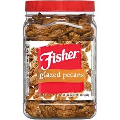 Fisher Glazed Pecans, P27066, 24 OZ