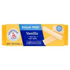 Voortman Sugar Free Vanilla Wafer, 525, 9 OZ