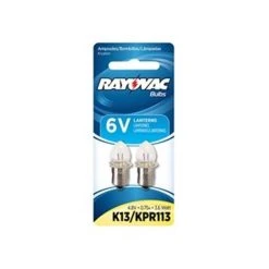 Rayovac 6V Krypton Bulb 2-Pack, K13-2TB