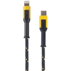 DEWALT Lightning to USB-C Charge and Sync Cable, 4 FT, 131 1357 DW2