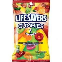 Life Savers 5 Flavors Gummies Candy, 8342, 7 OZ