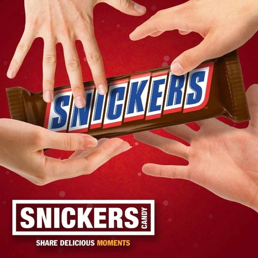 Snickers Slice n' Share Giant Chocolate Candy Bar, 269530, 1 LB 4 Snickers Slice n' Share Giant Chocolate Candy Bar, 269530, 1 LB - Image 2