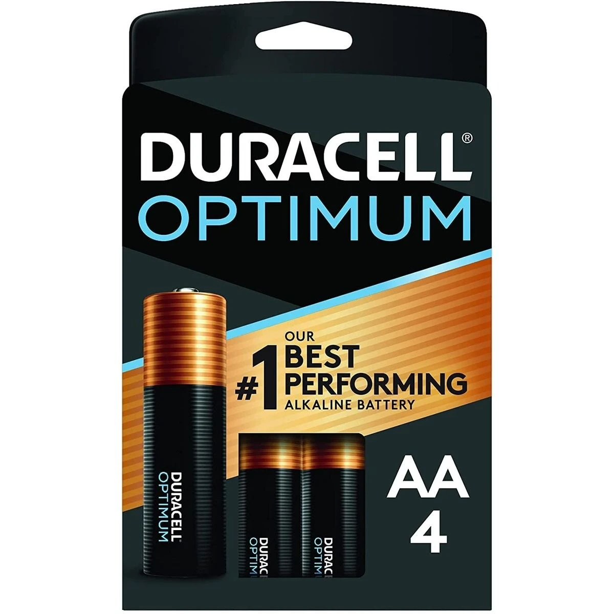 Duracell Optimum Alkaline Batteries, 4-Pack, DUROPT1500B4, AA 3 Duracell Optimum Alkaline Batteries, 4-Pack, DUROPT1500B4, AA