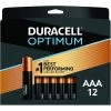 Duracell Optimum Alkaline Batteries, 12-Pack, DUROPT2400B12, AAA -Deals Home Goods Store sftp a s assets20220103000000026