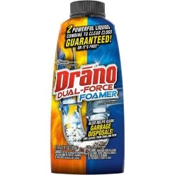 Drano Dual Force Foamer Drain Cleaner, 14768, 17 OZ
