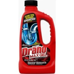 Drano Max Gel Clog Remover Drain Cleaner, 117, 32 OZ