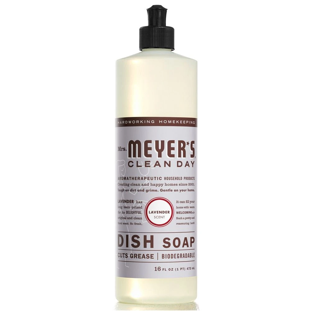 Mrs. Meyer's Lavender Liquid Dish Soap, 11103, 16 OZ 3 Mrs. Meyer's Lavender Liquid Dish Soap, 11103, 16 OZ
