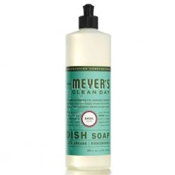 Mrs. Meyer's Basil Liquid Dish Soap, 14103, 16 OZ