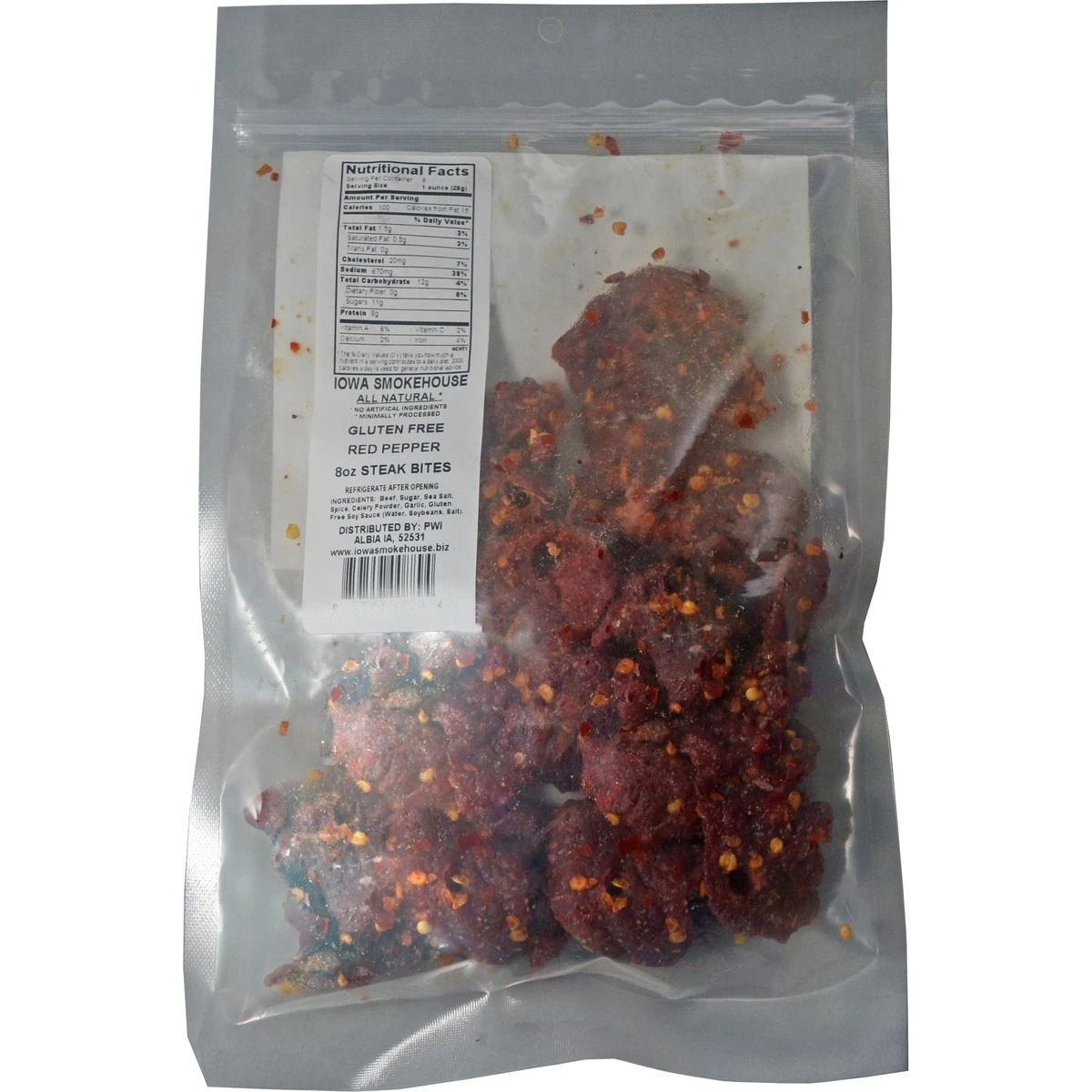 Iowa Smokehouse Steak Bites Red Pepper, IS-SBRP, 8 OZ 4 Iowa Smokehouse Steak Bites Red Pepper, IS-SBRP, 8 OZ - Image 2