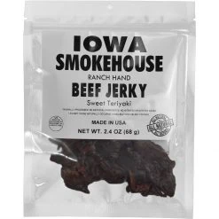 Iowa Smokehouse Ranch Hand Beef Jerky Sweet Teriyaki, IS-RH2JT, 2.4 OZ