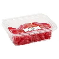 JLM Tub Cherry Jell Slices, 364968, 17 OZ Tub