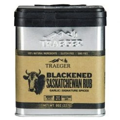 Traeger Blackened Saskatchewan Rub, Garlic / Signature Spices, SPC178, 8 OZ