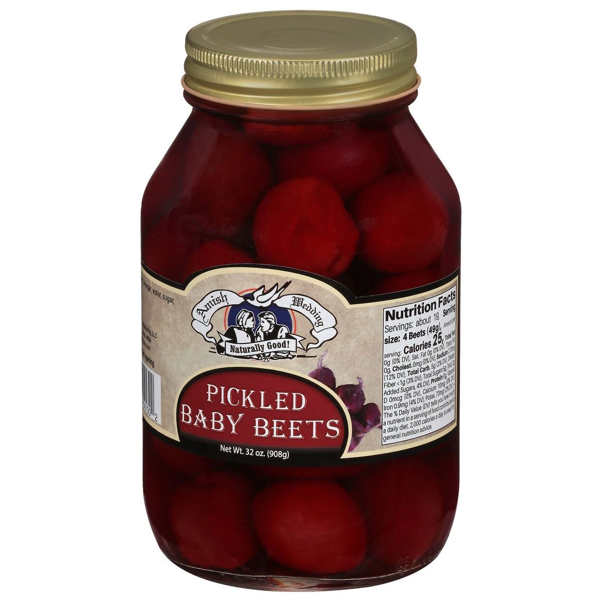 Amish Wedding Pickled Baby Beets, 539708, 32 OZ 5 Amish Wedding Pickled Baby Beets, 539708, 32 OZ - Image 3