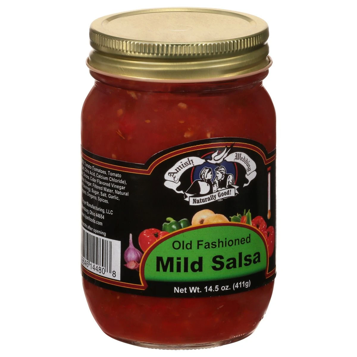Amish Wedding Mild Salsa, 539753, 1 Pint 4 Amish Wedding Mild Salsa, 539753, 1 Pint - Image 2