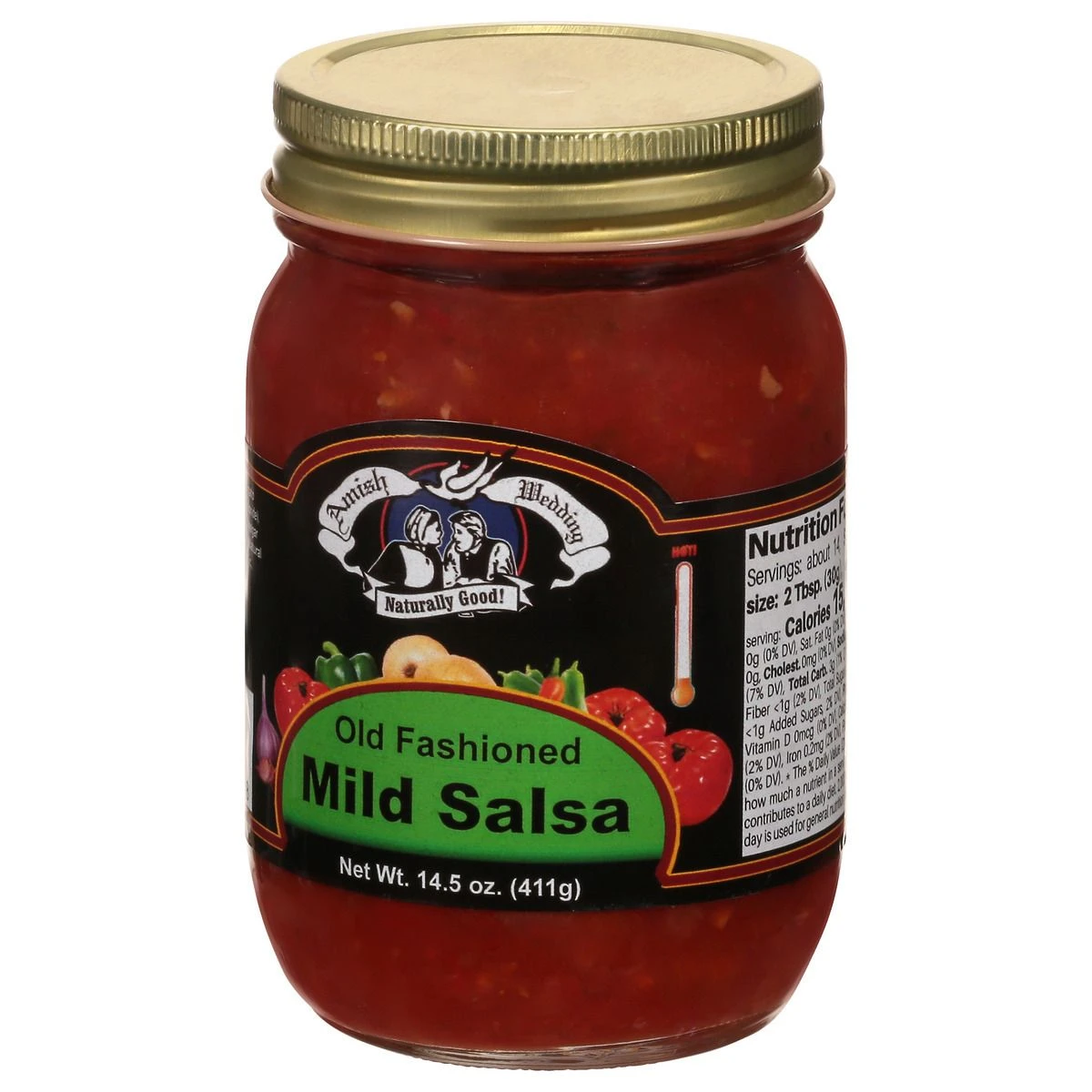 Amish Wedding Mild Salsa, 539753, 1 Pint 5 Amish Wedding Mild Salsa, 539753, 1 Pint - Image 3