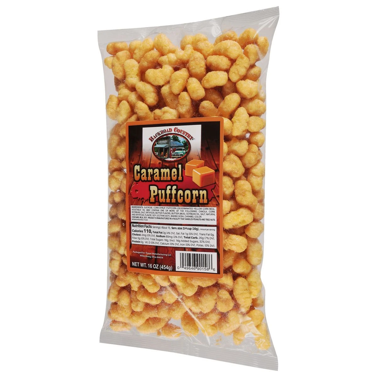 Backroad Country Caramel Puffcorn, 541511, 16 OZ 5 Backroad Country Caramel Puffcorn, 541511, 16 OZ - Image 3