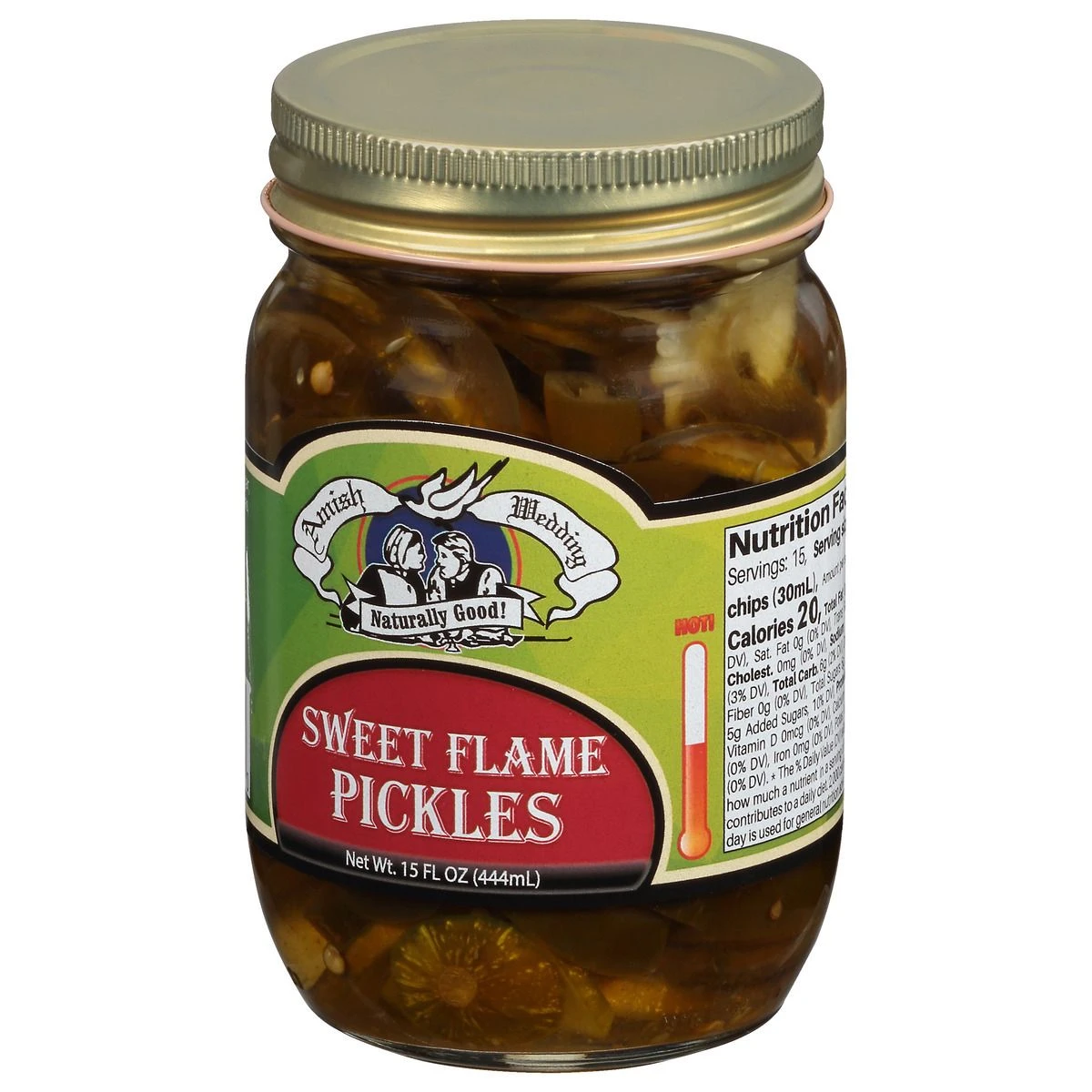 Amish Wedding Sweet Flame Pickles, 539930, 1 Pint 5 Amish Wedding Sweet Flame Pickles, 539930, 1 Pint - Image 3